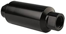 Load image into Gallery viewer, Aeromotive 12321 Filter, In-Line, 10-Micron Fabric Element, ORB-10 Port, Bright-Dip Black, 2" OD