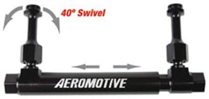 "Aeromotive 14201 Fuel Log, 4150/4500 Series Old Holley 7/8"" x 20", black