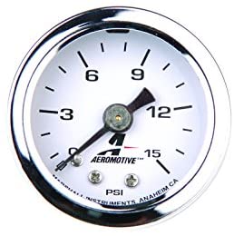 Aeromotive 15632 Fuel Pressure Gauge - 0 to 15 psi