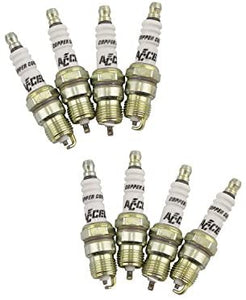 ACCEL 8198 Performance U-Groove Header Spark Plug - Pack of 8