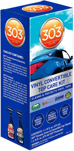 303 Convertible Vinyl Top Cleaning and Care Kit - Cleans And Protects Vinyl Tops - Includes 303 Tonneau Cover And Convertible Top Cleaner 16 fl. oz. + 303 Automotive Protectant 16 fl. oz., (30510)